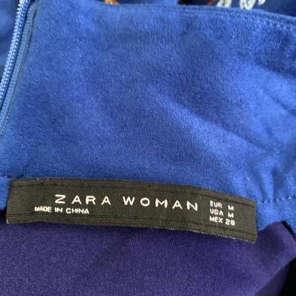 Faux suede embroidered top - Picture 5 of 7